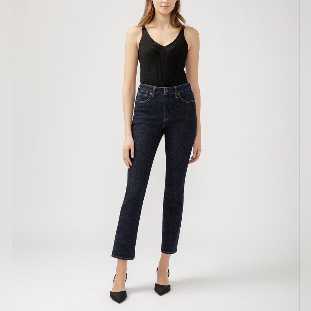 Silver Jeans Ibister High Rise Straight Leg Jeans